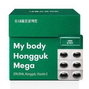 내몸에 홍국메가 콜레스테롤 낮추는 홍국 영양제, 60정, 6개