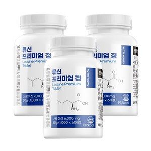 뉴트리영 류신 단백질 프리미엄 정 1000mg, 3개, 60g