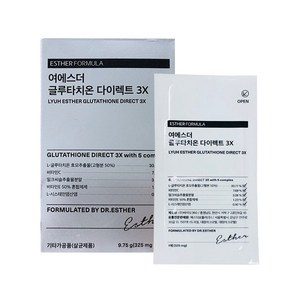 여에스더 글루타치온 다이렉트 3X 30매, 9.75g, 1개
