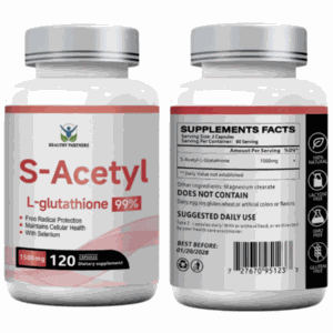 고함량 S 아세틸 L 글루타치온 1500mg NAC 대체성분, 1개, 120정