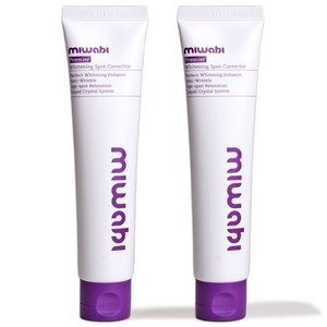 미와비 검버섯 색소침착 기미 미백 크림, 2개, 75ml