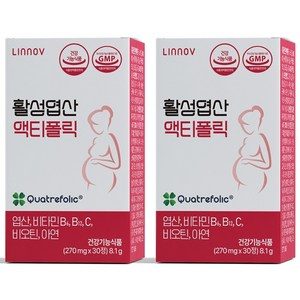 리노브 4세대 활성엽산 액티폴릭 임산부 영양제