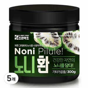 조은약초 프리미엄 노니환, 5개, 300g