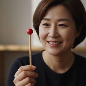 마이디랩 시각봉 눈운동 저속 노안 안구 운동 훈련 스틱 1세트(2개), red, 1세트_2개