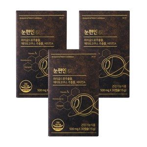 눈편엔 눈건강 건강기능식품, 30정, 3박스