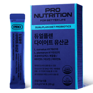 PRONUTRITION 정품 듀얼플랜 다이어트 유산균 14p, 35g, 1개