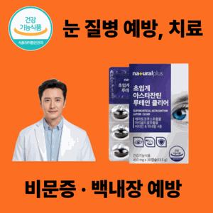 눈 건강 비문증 백내장 녹내장 안구건조증 야맹증 노화 노안 방지 에 좋은 영양제