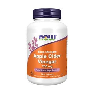 나우푸드 애플 사이다 비니거 750mg 타블렛, 180정, 1개