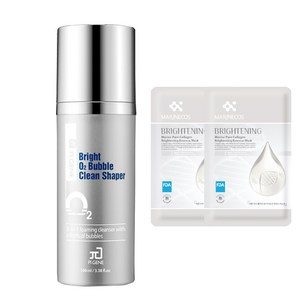 [본사 정품 단독] 신형 파이온텍 파이진 브라이트 오투 버블 클린 쉐이퍼(100ml)+콜라겐 아쿠아탱크 마스크팩 2매 단독 증정! 깨끗하고 쫀쫀한 모공 클렌저