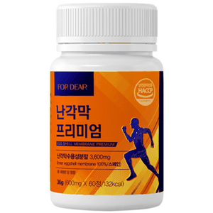 [옵션선택]종근당건강 난각막 nem /난각막 종근당 사은품 증정 식약처인증 콘드로이친 난강막 난간막, 6개, 60정