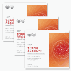속쓰림 없는 리포좀 비타민C 항산화 케어 약국 고함량 리포조말, 3개, 60정