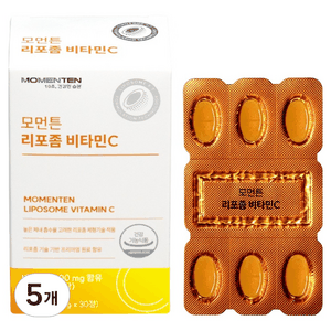 모먼튼 리포좀 비타민C 33g, 5개, 30정