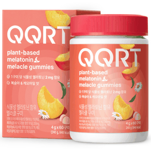 QQRT 식약처 HACCP 인증 맛있는 식물성 멜라토닌 구미 2mg