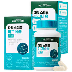 이너랩 파워 스피드 마그네슘 315, 120정, 2개