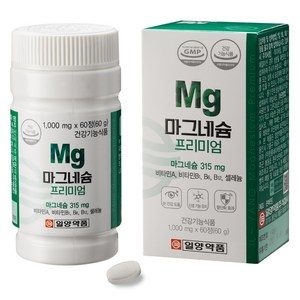 일양약품 마그네슘 프리미엄 60g, 60정, 1개