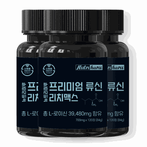 뉴트리하루 프리미엄 초고함량 류신 단백질 타블렛 노인 보충제, 120정, 3개