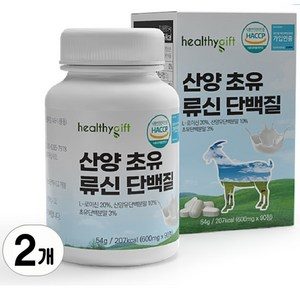 런칭 특가 산양유 초유 류신 단백질 식약처 HACCP 인증 L-로이신 프로틴 정 신규 입점 할인가, 90정, 2개