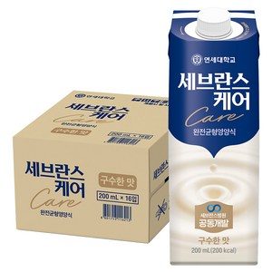 세브란스케어 구수한맛 완전균형 영양식, 200ml, 16개