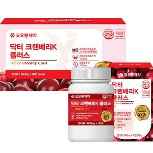 코오롱제약 닥터 크랜베리 K 54g
