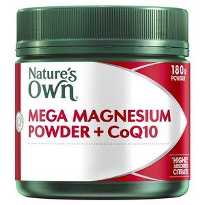 Nature's Own Mega Magnesium Powder + CoQ10 180g