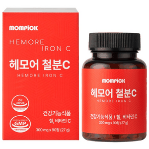 맘픽 여성 철분제 임산부 남성 철분 영양제 mompick, 1박스, 90정
