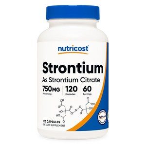 뉴트리코스트 스트론튬 750mg 캡슐 120정 1병, 120정