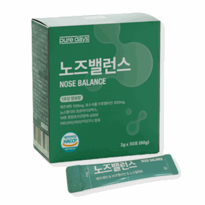 퓨어데이즈 노즈밸런스 퀘르세틴 브로멜라인 노스릴리브 특허유산균 HACCP