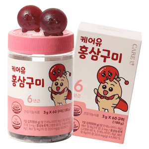 케어유 홍삼 구미 젤리 60p