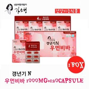갱년기 여성 건강 우먼비바 이소플라본 포뮬라 120캡슐