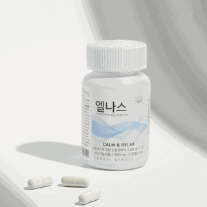 엘나스 Calm & Relax 영양제, L테아닌, 60정, 1개