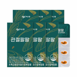 [씨스팡 본사 운영] 리뉴얼 관절팔팔 초록입홍합오일, 30정, 6박스