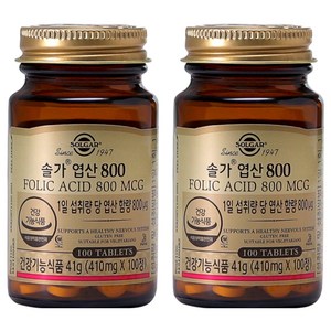 솔가 엽산 800