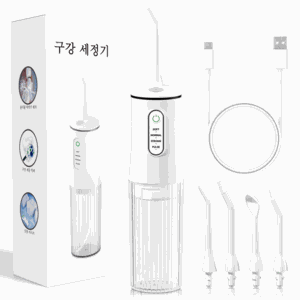 초강력 휴대용 구강세정기 워터 물치실 무선, 화이트, C13