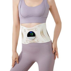 ERANSTAR EMS 슬림 복부 마사지벨트 허벅지/팔뚝/손목/허리 전신 뱃살 빼기 저주파 마사지기 +온열 찜질, EMS 슬림벨트
