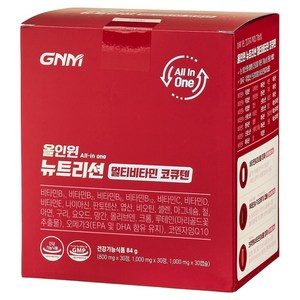 자연의품격 올인원 뉴트리션 멀티비타민 코큐텐, 30회분, 1박스