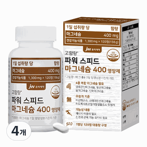 JW중외제약 파워 스피드 마그네슘 400 영양제