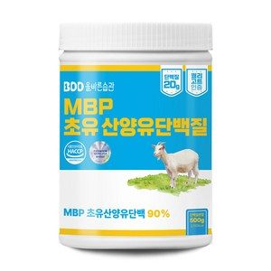 올바른습관 MBP 저당 초유산양유 단백질분말 식약처인증 고단백20% HACCP, 1개, 500g