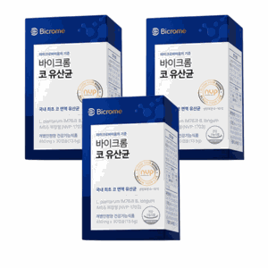 [실온 리뉴얼]바이크롬 코유산균 캡슐 코 면역 유산균 콧물 코막힘 알러지 프로바이오틱스 NVP-1703, 1개, 90회분