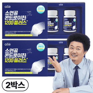 알레 콘드로이친 1200 플러스 소연골 소유래 식약청 HACCP 인증, 180정, 2박스