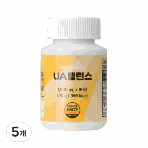 UA밸런스 요산 타트체리 샐러리씨앗 관절 밸런스 케어 포뮬러 컨디션 데일리 관리 영양제 3개월분, 5개, 90정