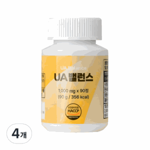 UA밸런스 요산 타트체리 샐러리씨앗 관절 밸런스 케어 포뮬러 컨디션 데일리 관리 영양제 3개월분, 4개, 90정