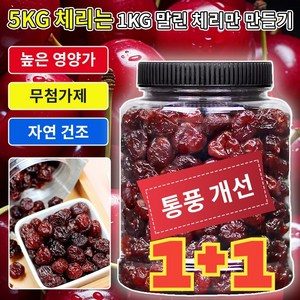 1+1 [관절염 통풍 개선] 프리미엄 말린 체리 무설탕 건체리100% 유기농 건체리 무첨가제