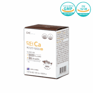 CHC 닥터 Ca 뼈건강엔 어골칼슘 1,000mg 프리미엄 뉴질랜드산 100%, 2개, 60정