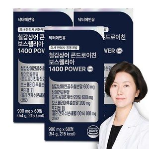 닥터메인유 철갑상어 콘드로이친 보스웰리아 1400 POWER, 60정, 3개