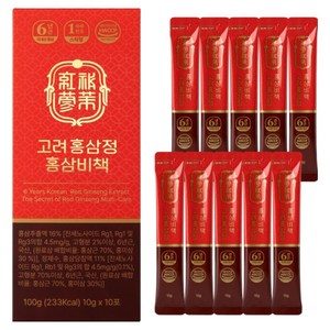 고려홍삼정 홍삼비책 10p, 1개, 100g